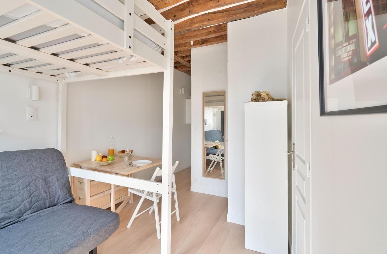 Stylish Mezzanine Studio In The Heart Of Paris 3F Exteriér fotografie